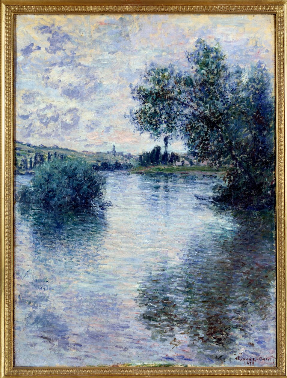 Pintura Vetheuil de Claude Monet (1840-1926) 1879 Sol. 0,8x0,6 m Rouen, museume des Beaux Arts de Claude Monet