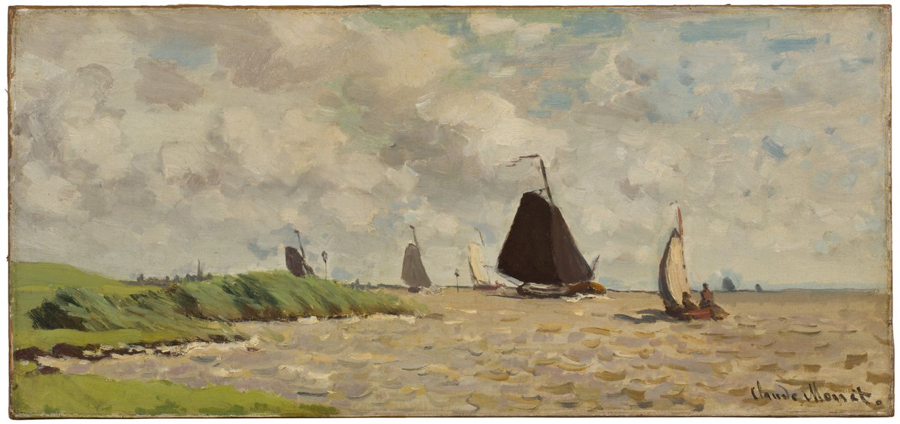 Vista de Voorzan de Claude Monet
