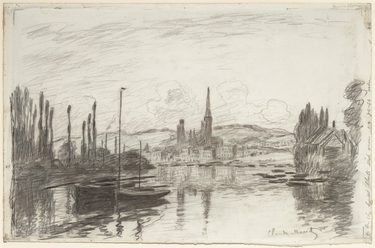 Vista de Ruão de Claude Monet