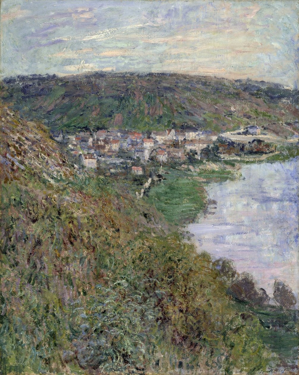 Vista de Vétheuil de Claude Monet