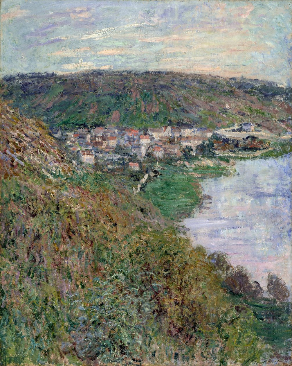 Vista de Vétheuil, 1880 de Claude Monet