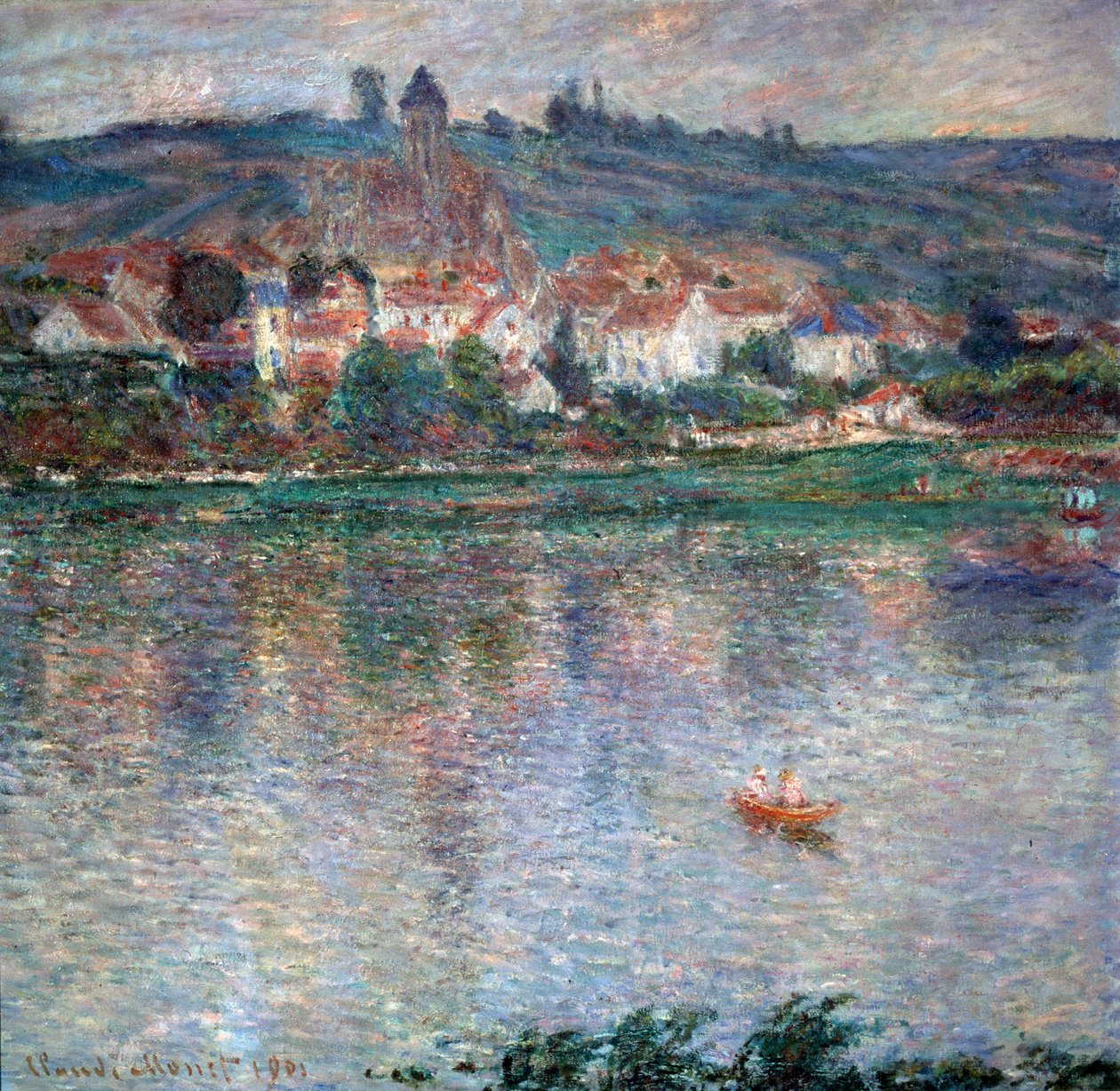 Village Vétheuil, 1901 de Claude Monet