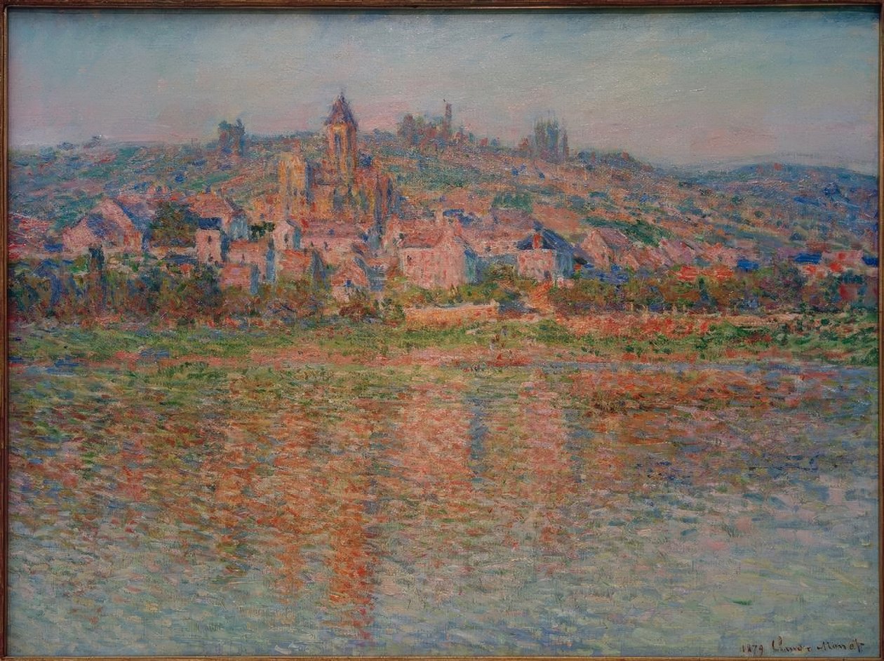 Vetheuil no verão de Claude Monet
