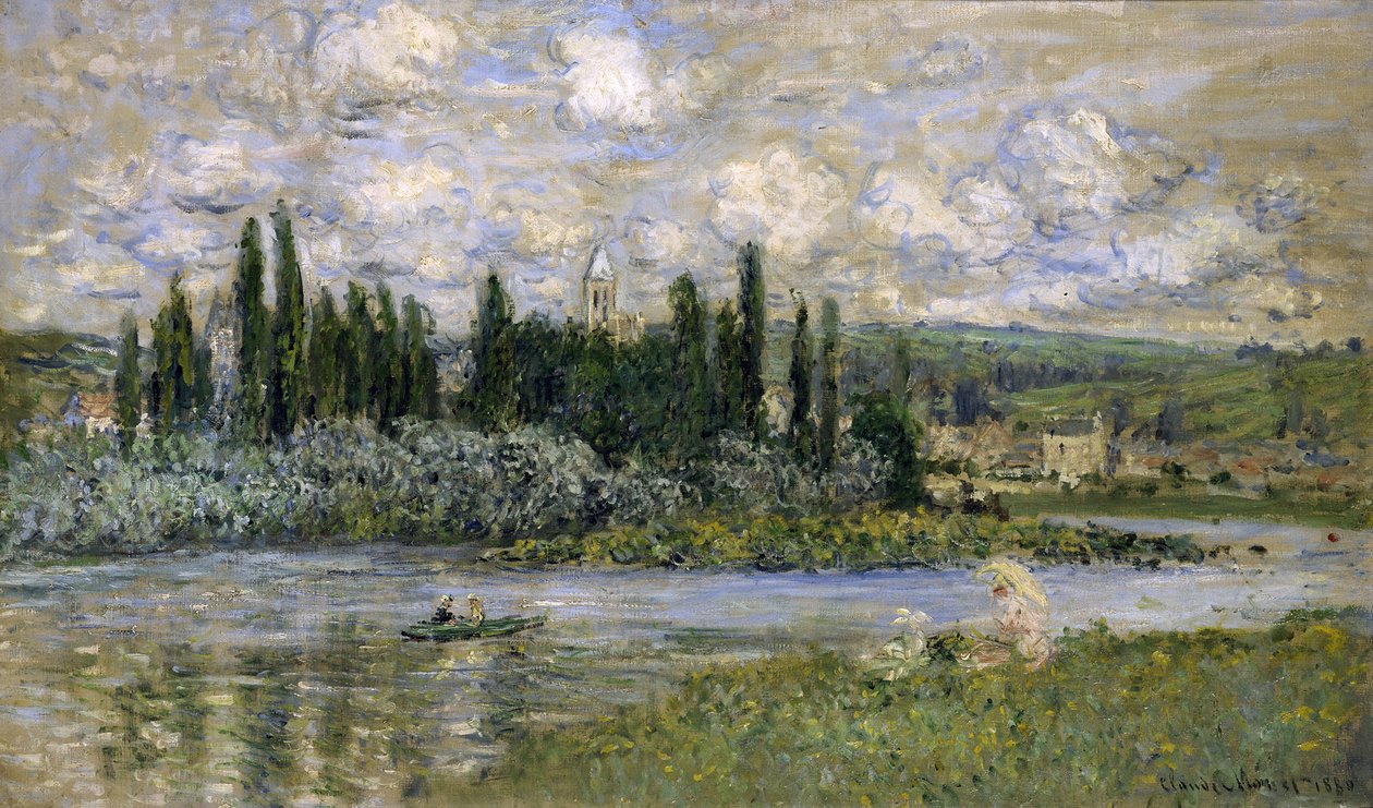 Vista de Vétheuil de Claude Monet
