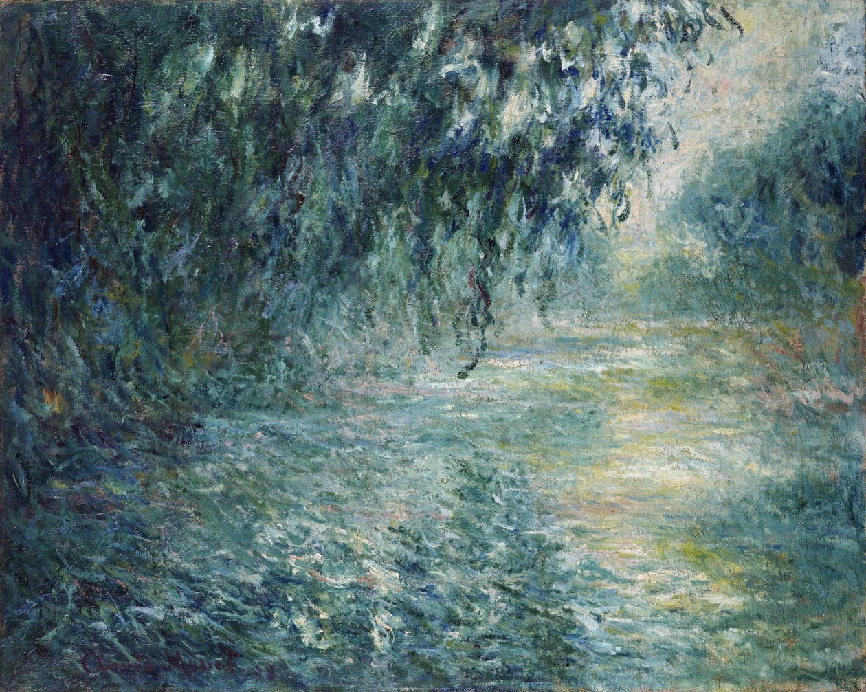 "Vista do Sena de manhã cedo" Pintura de Claude Monet (1840-1926) 1898 Dim 73x91,5 cm Museu Nacional de Arte Ocidental, Tóquio de Claude Monet