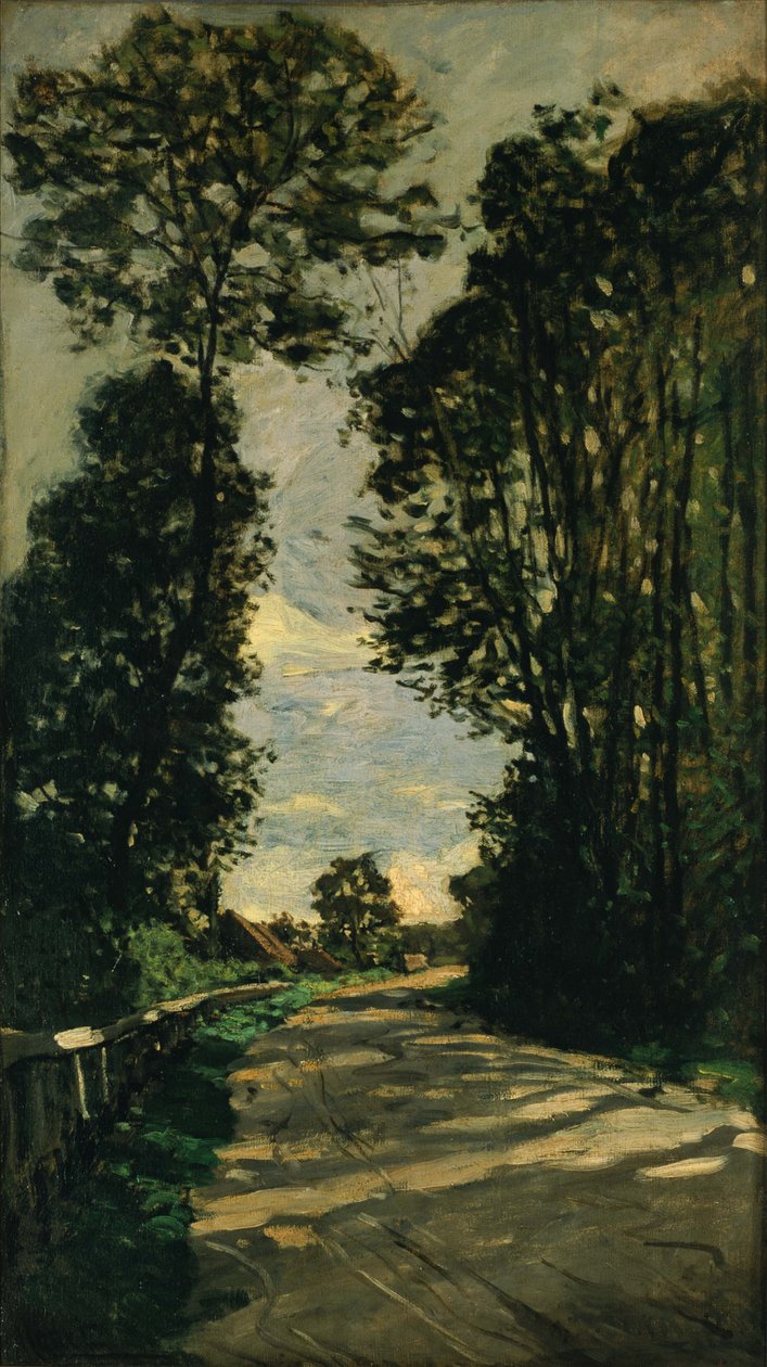 Caminhada (Estrada da Fazenda Saint-Siméon) de Claude Monet