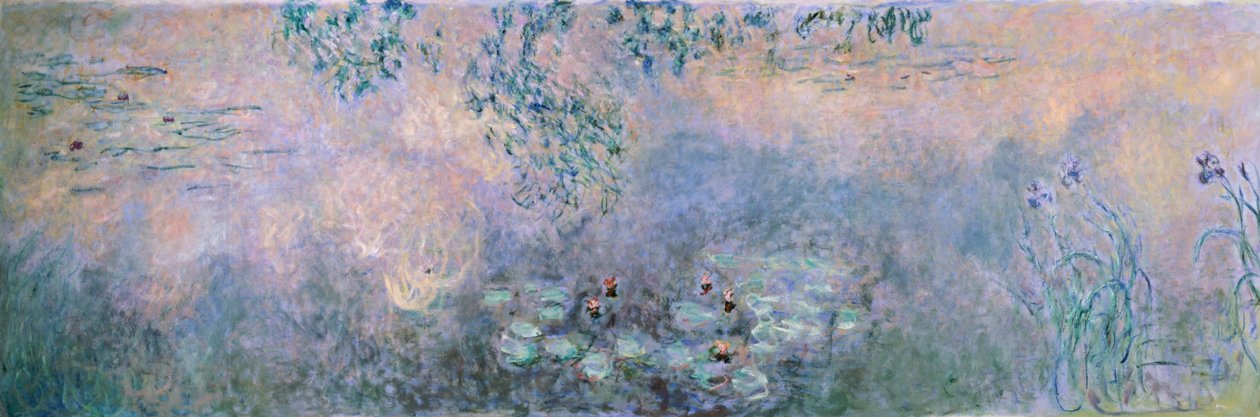 Nenúfares (O tanque de nimphea com íris) de Claude Monet