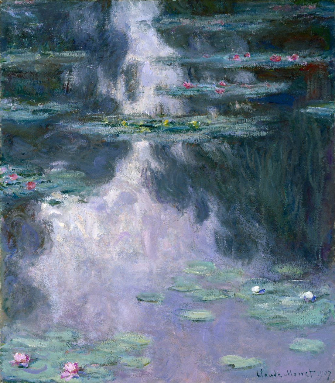 Nenúfares (Nympheas) 1907 (óleo sobre tela) de Claude Monet