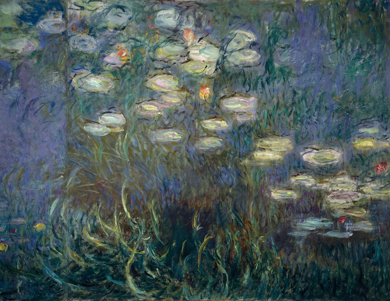 Nenúfares (pormenor) (óleo sobre tela) de Claude Monet