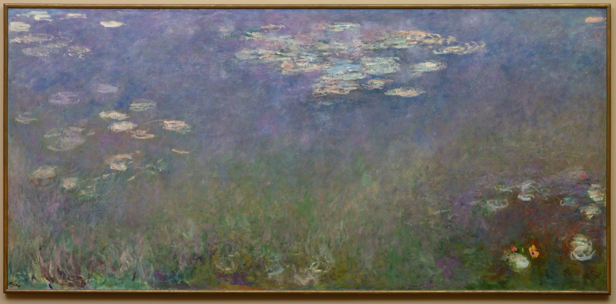 Lírios de água Agapanthus, c. 1915-26. de Claude Monet
