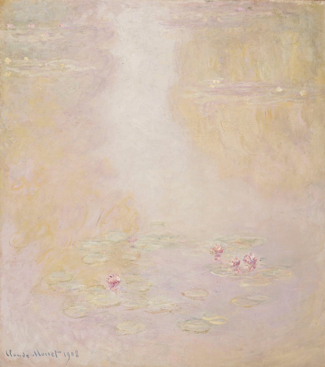 Lírios de Água, Giverny, 1908 de Claude Monet