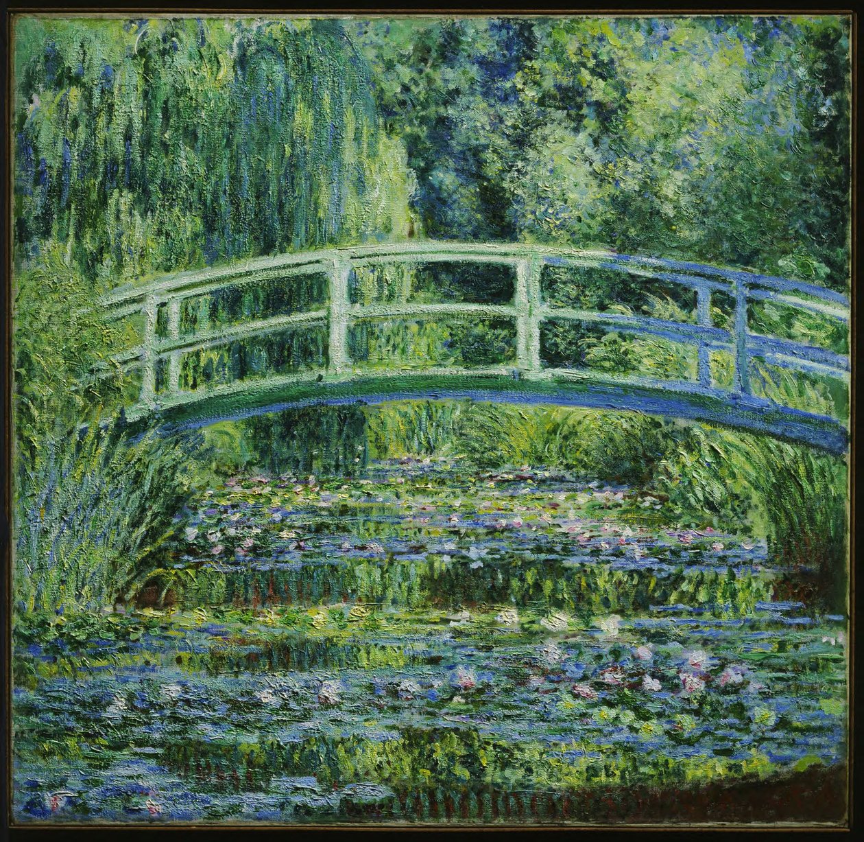 Nenúfares e Ponte Japonesa de Claude Monet