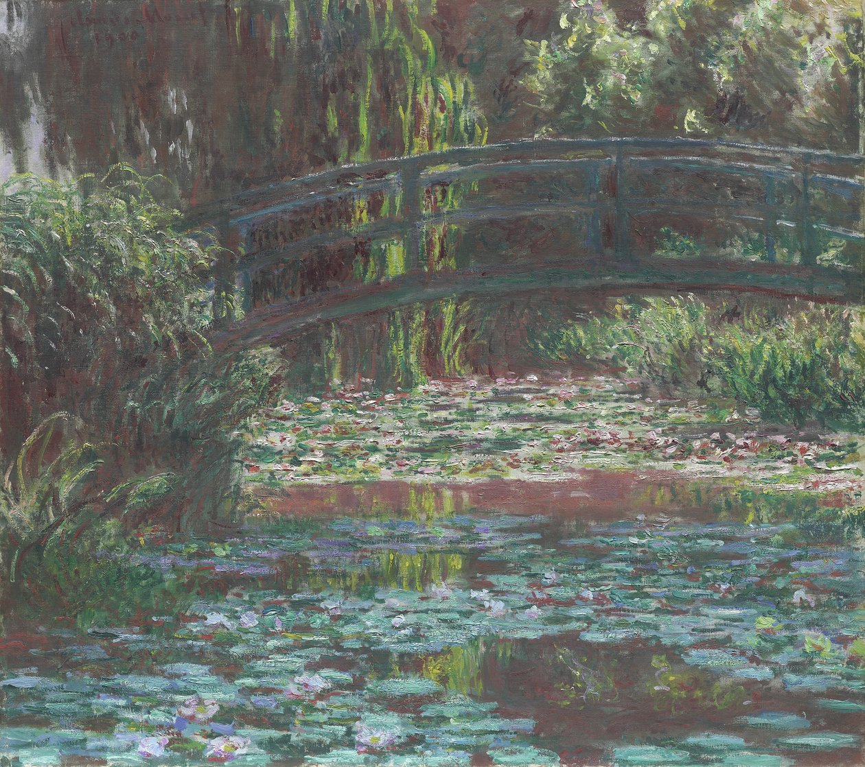 Lagoa dos Lírios de Água, 1900 de Claude Monet