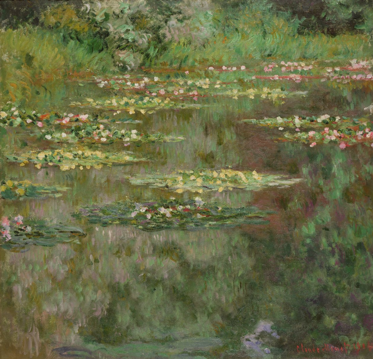 Nenúfares ou Lagoa dos Nenúfares (Nymphéas) 1904 (óleo sobre tela) de Claude Monet