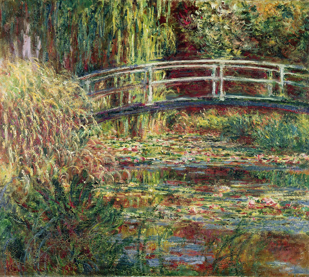 Lagoa dos Nenúfares: Harmonia Rosa de Claude Monet