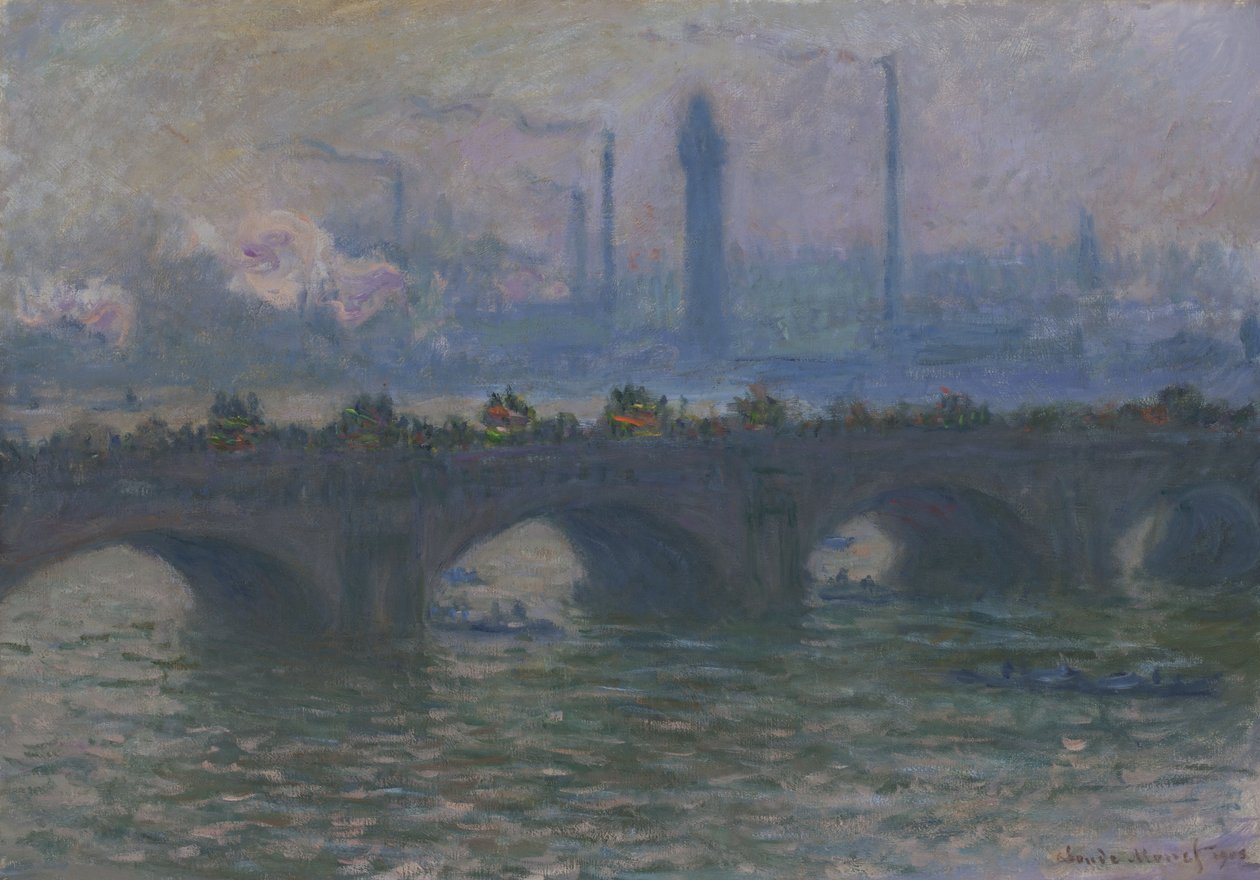 Ponte de Waterloo, 1903 de Claude Monet