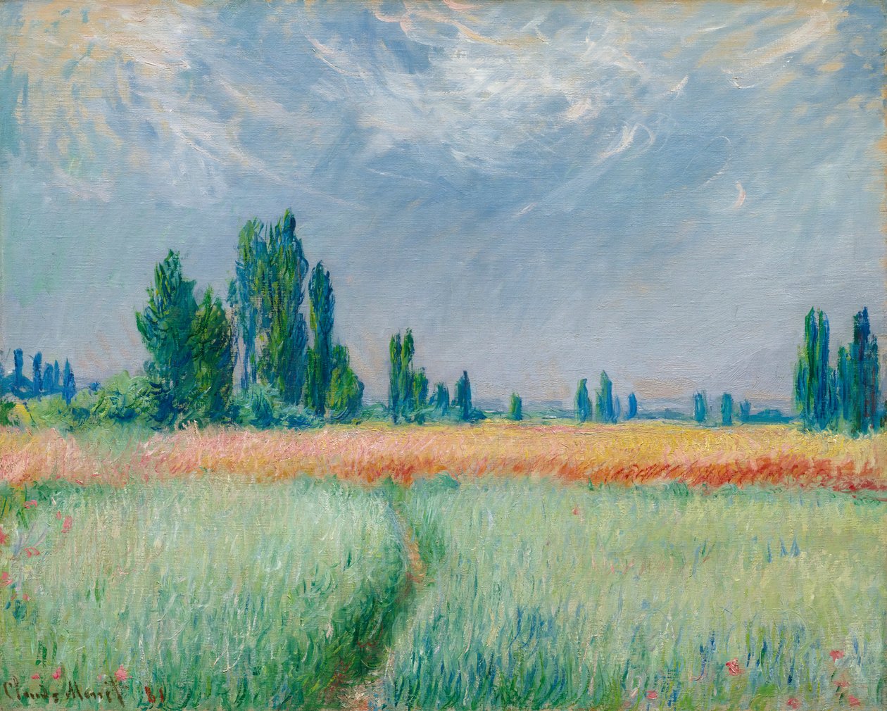 Wheatfield de Claude Monet
