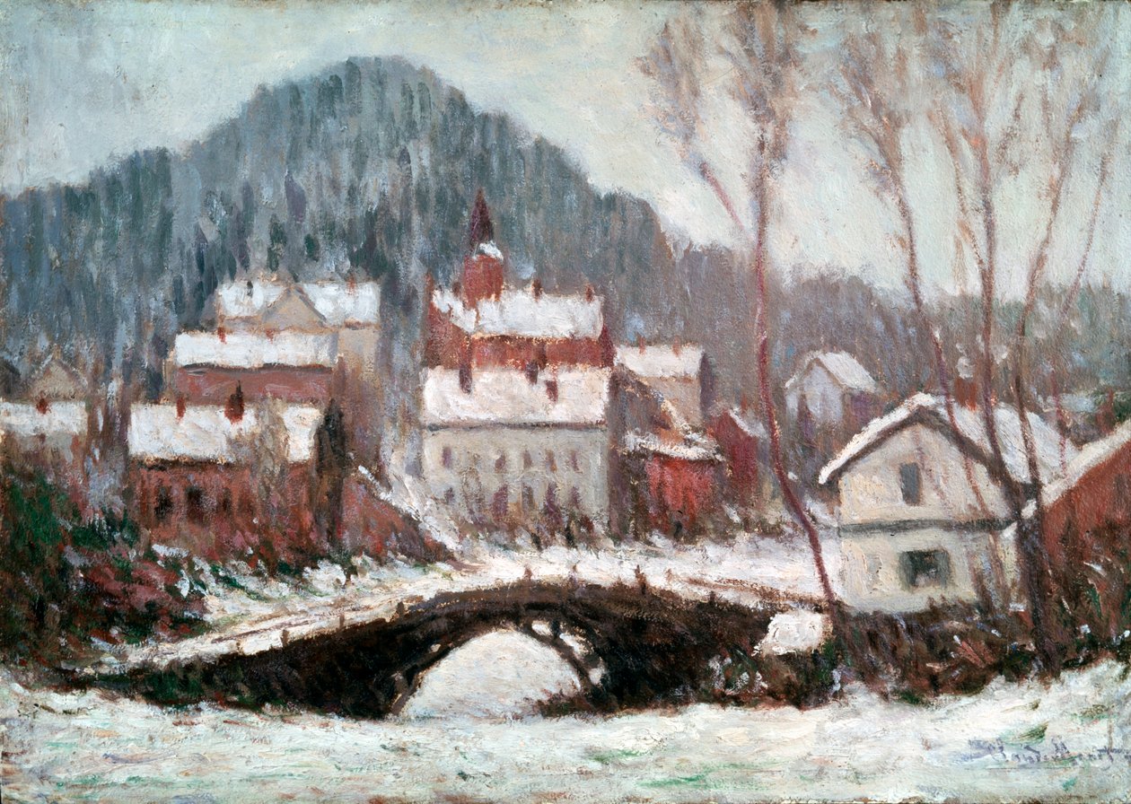 Paisagem do inverno, 1895. de Claude Monet
