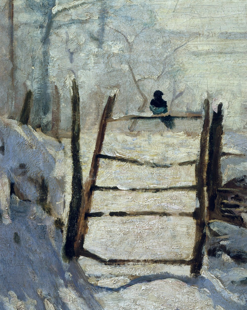 a pega, 1868-1869 de Claude Monet