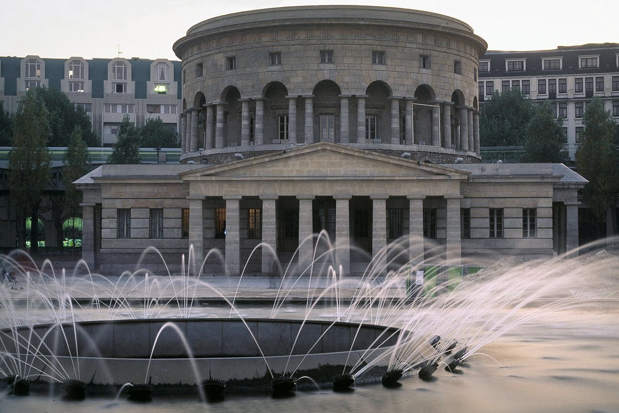 La Villette rotunda construída em 1789 por Claude Nicolas Ledoux. de Claude Nicolas Ledoux