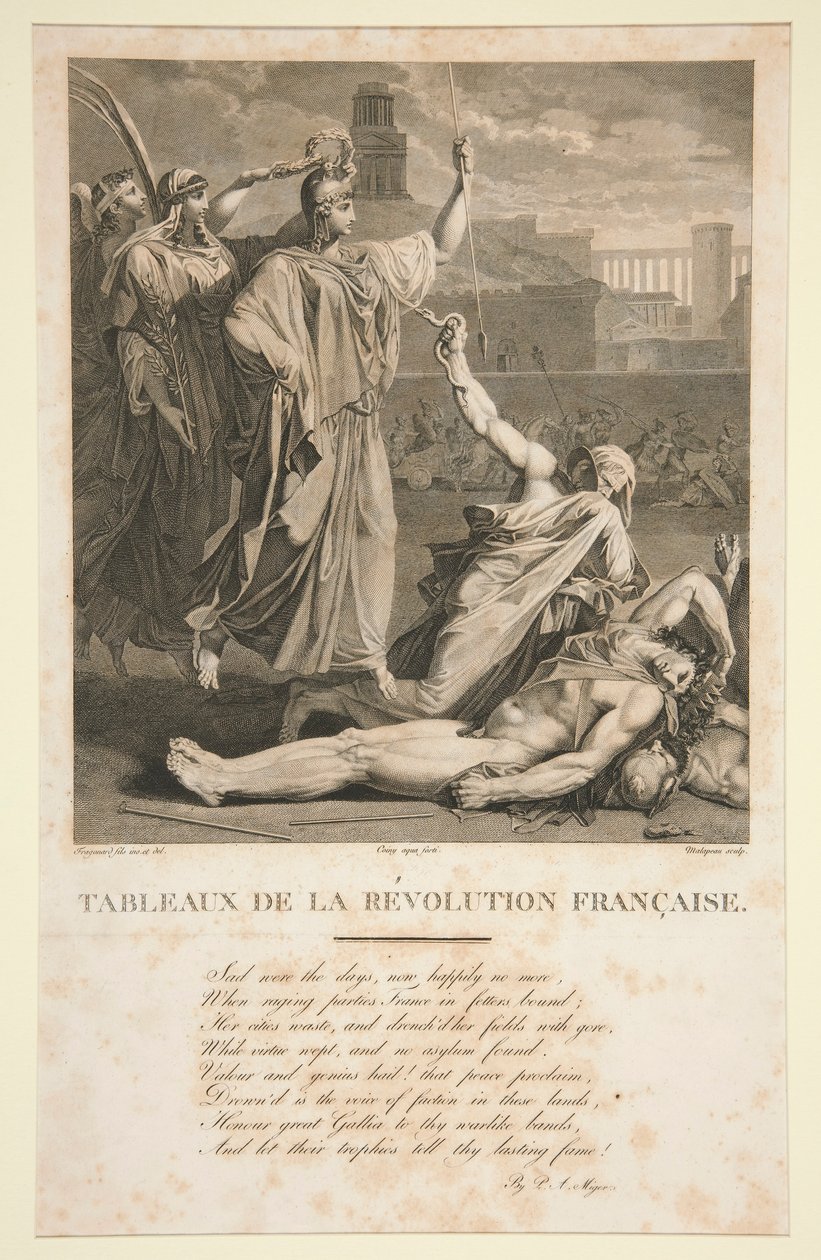 Pinturas da Revolução Francesa de Claude Nicolas Malapeau