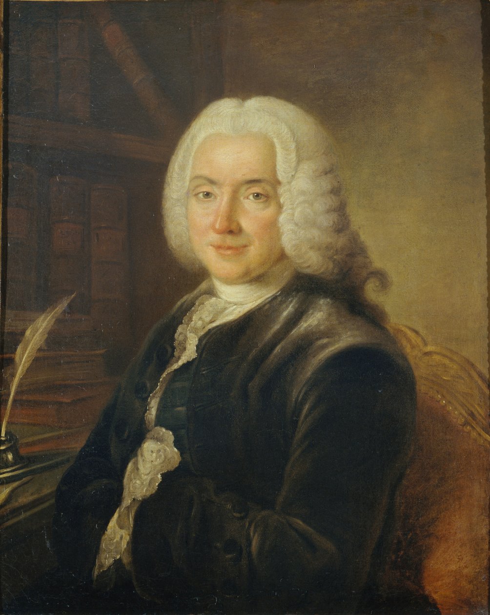 Retrato de Charles-Jean-François Hénault 1685-1770, ca 1730. de Claude Pougin de Saint Aubin