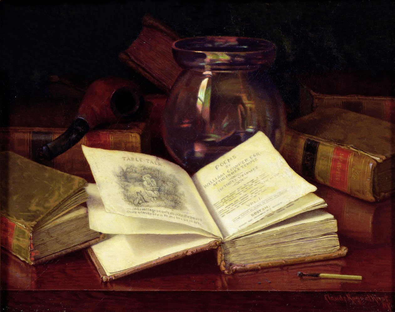 Poemas de William Cowper, c.1890-1905 de Claude Raguet Hirst
