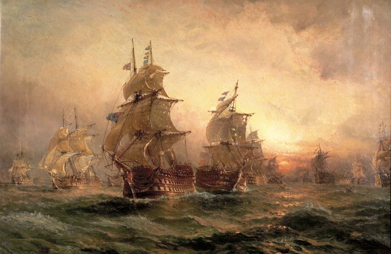 A noite de Trafalgar, 1890 de Claude T. Stanfield Moore
