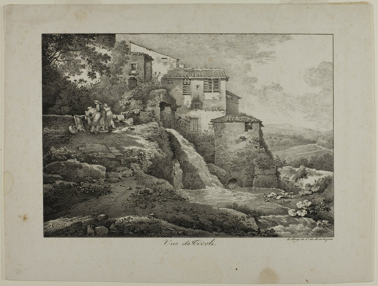 Vista de Tivoli de Claude Thienon