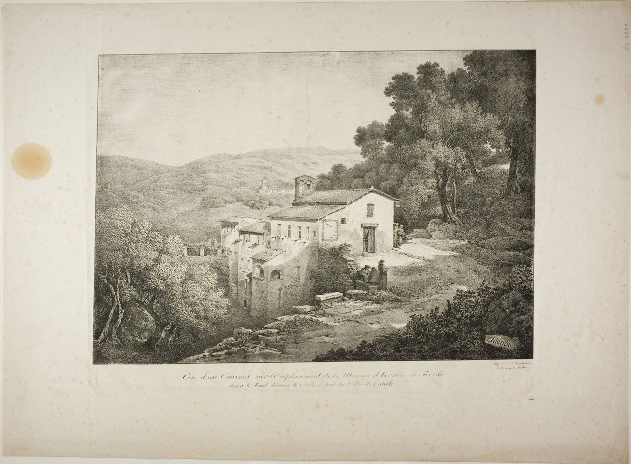 Vista de um Convento no Sítio da Casa de Horácio de Claude Thienon