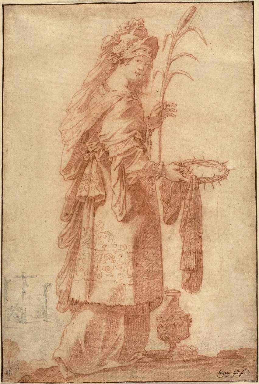 Sibila de Samian, c.1630 de Claude Vignon