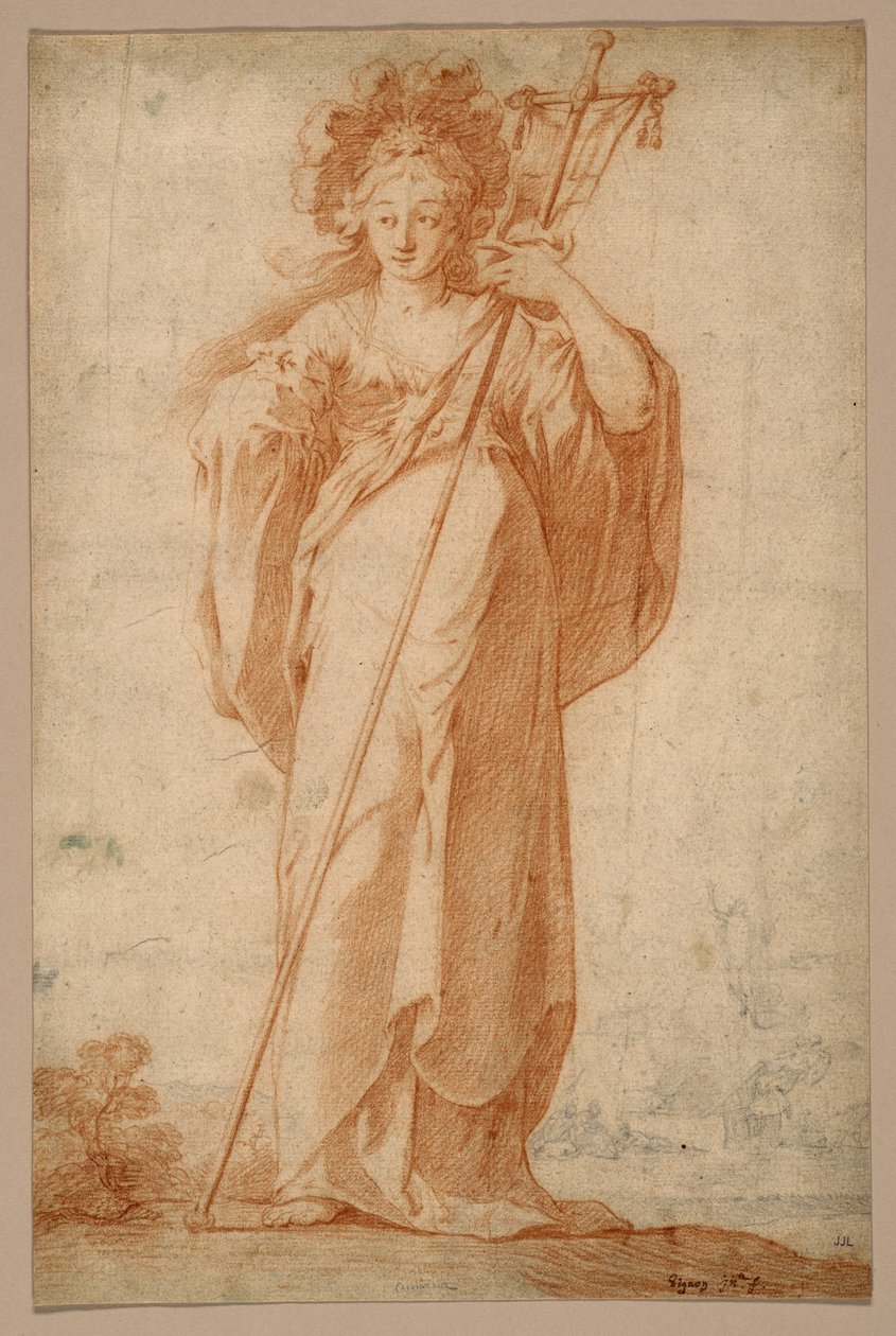 A Sibila de Cuman, c.1630 de Claude Vignon