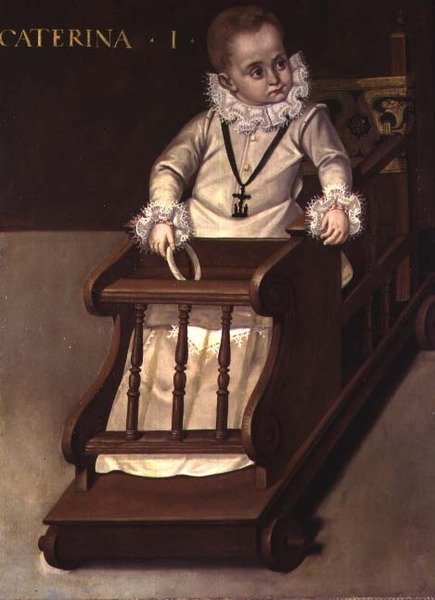Retrato de uma criança chamada Caterina, com um ano de idade de Claudio Coello
