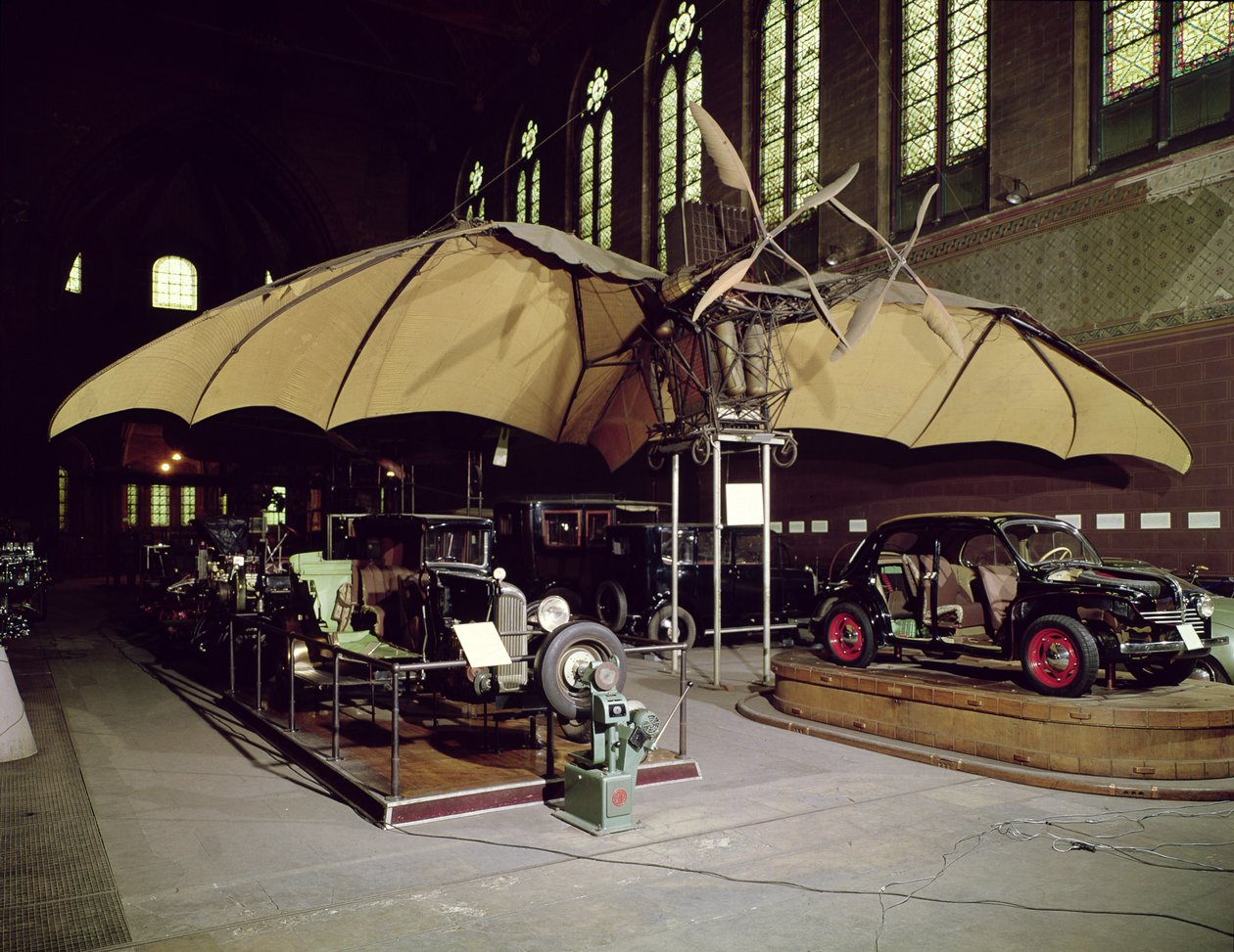 Avion III, o bastão, 1897 de Clement Ader