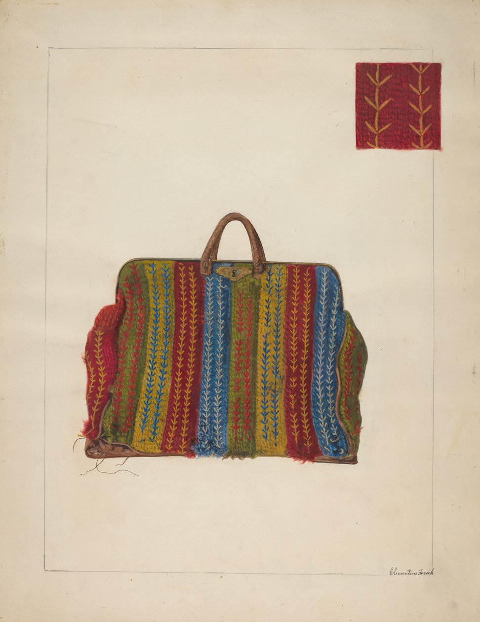 Bolsa de Carpete de Clementine Fossek