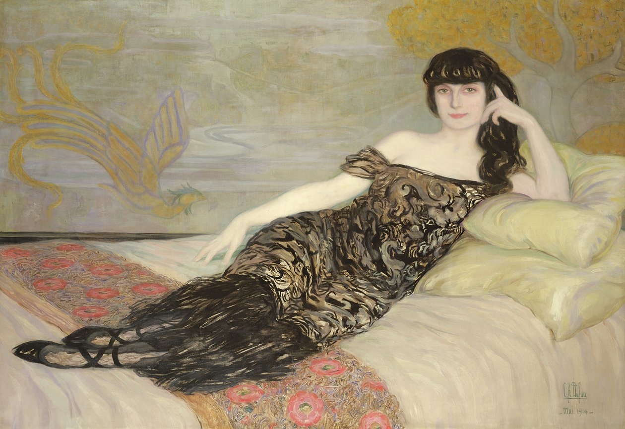 Anna de Noailles (1876-1933), 1914 de Clementine Helene Dufau
