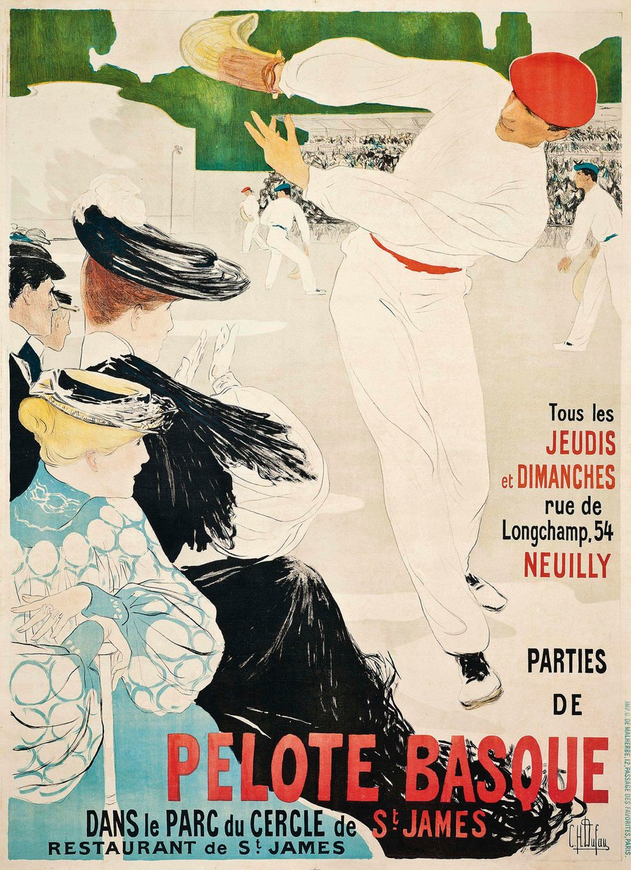 Pelota basca, c. 1903. de Clementine Helene Dufau