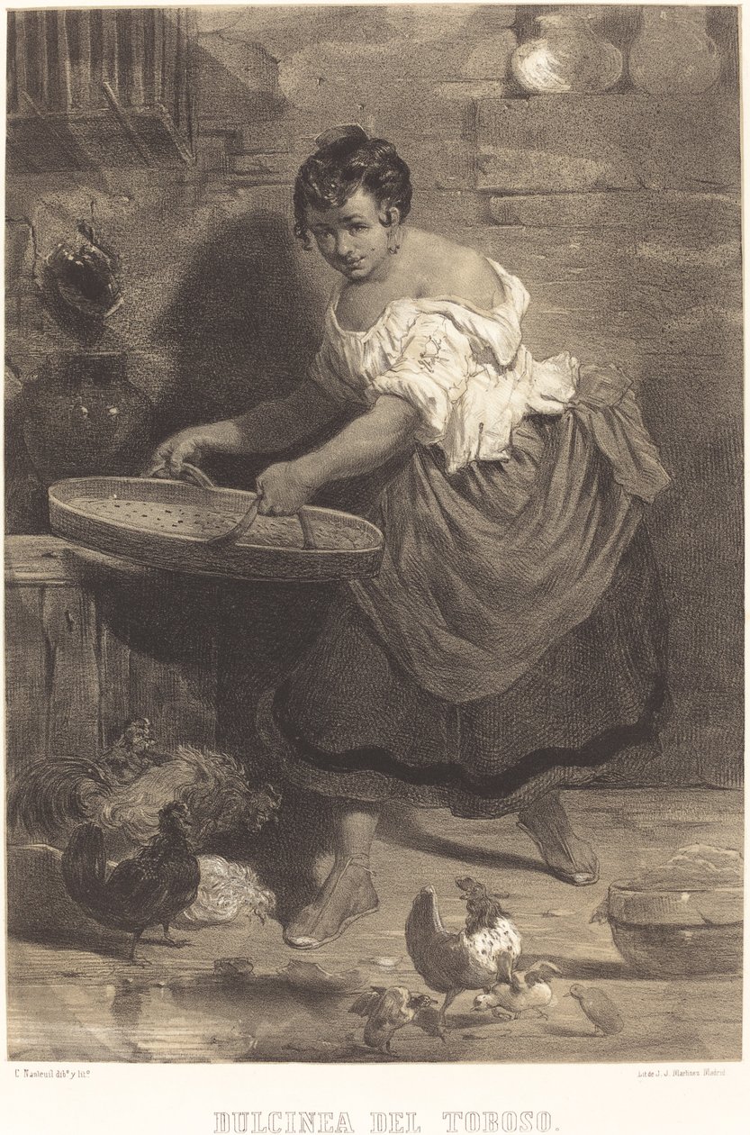 Dulcinea del Toboso de Célestin Nanteuil