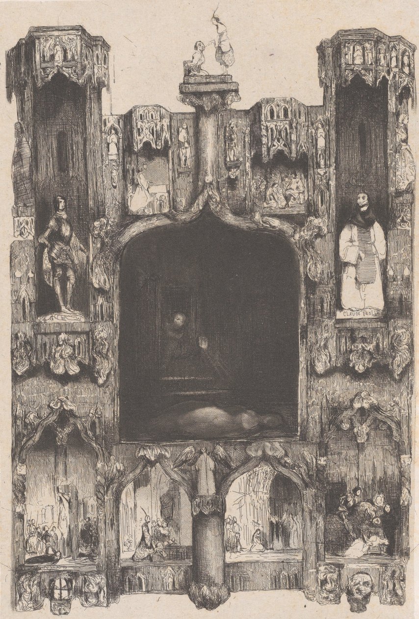 Notre Dame de Paris, 1832. de Célestin Nanteuil