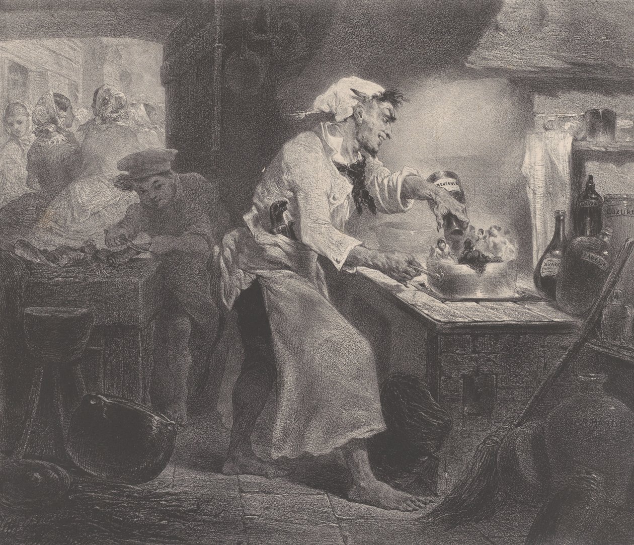 As Filhas do Diabo, c. 1848-62. de Célestin Nanteuil