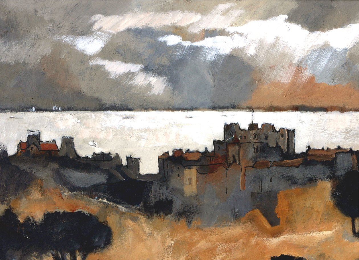 Canal Light, 2007 (acrílico a bordo) de Clive Metcalfe