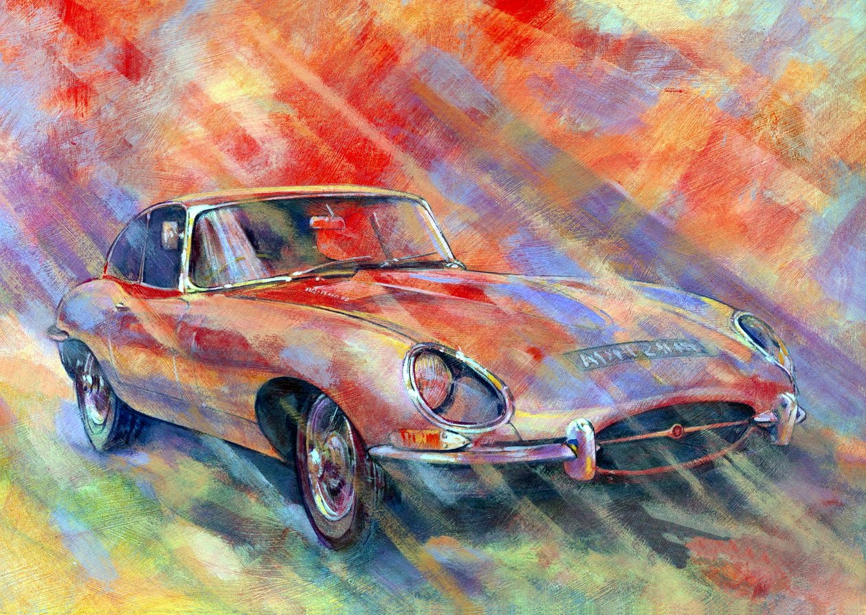 EType, 2007 (acrílico a bordo) de Clive Metcalfe