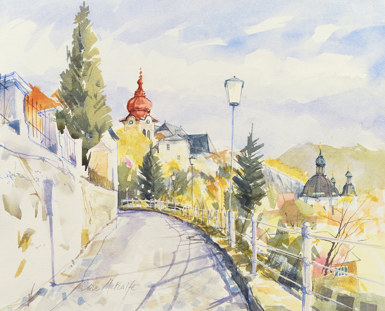 Salzburg Nonntal (wc no papel) de Clive Metcalfe