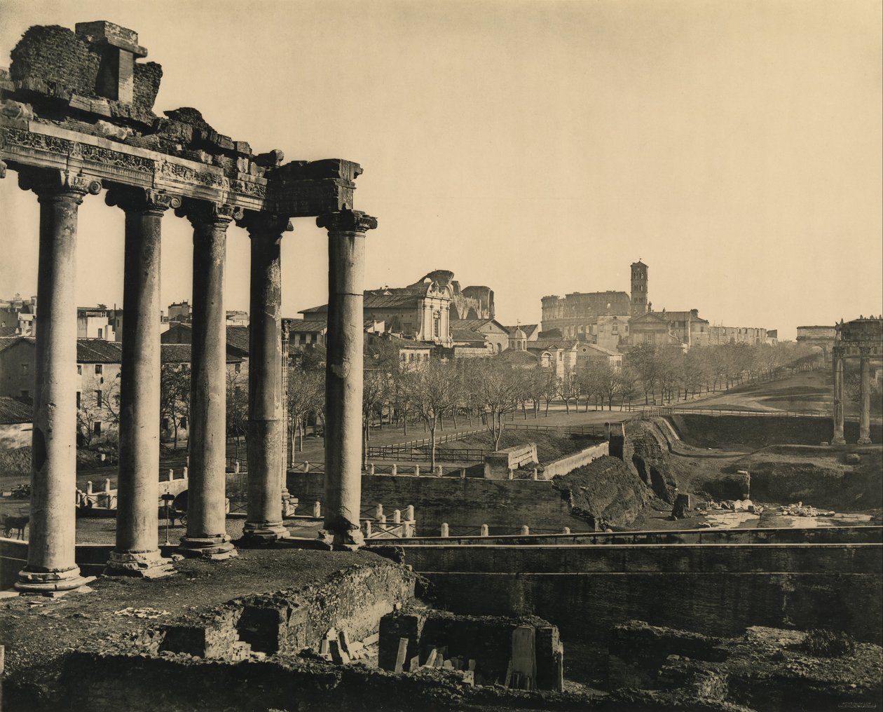 O Fórum Romano de Clément Braun