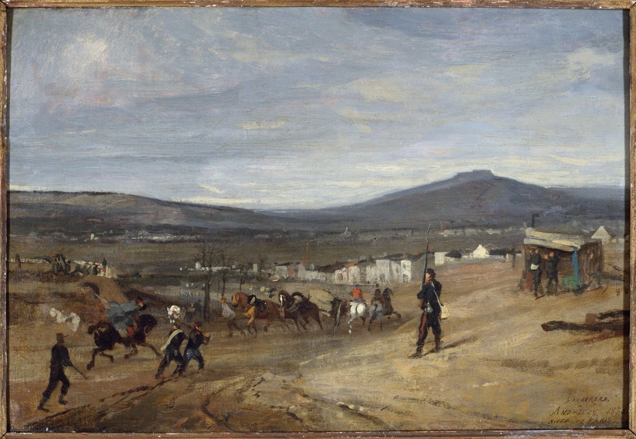 Vaugirard durante o cerco de Paris de Clément Auguste Andrieux