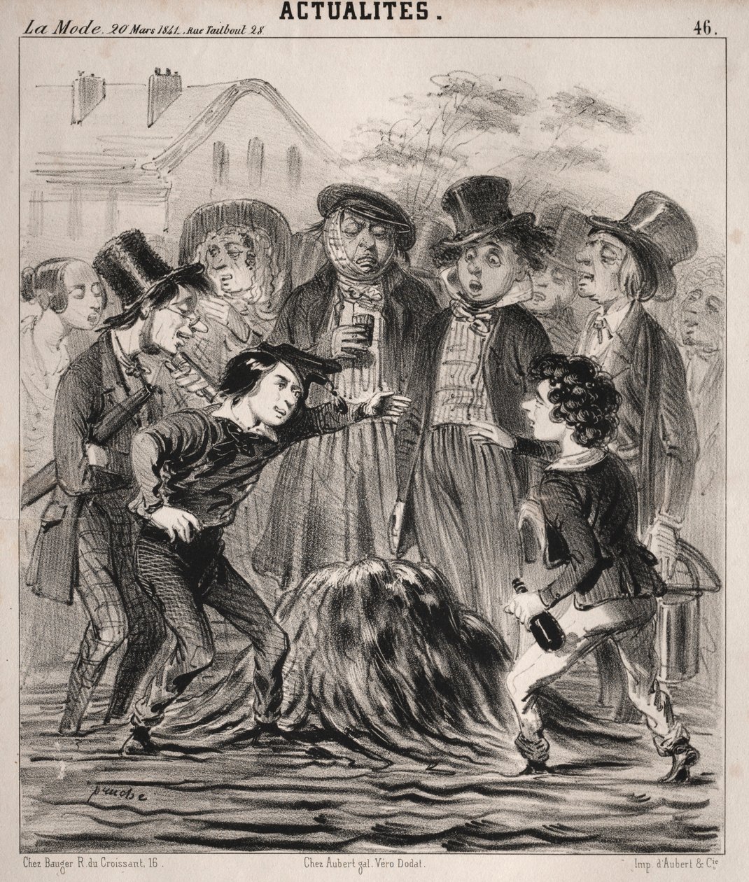 Notícias: Ha hey Felix! então venha depressa!, 1841. de Clémente Pruche