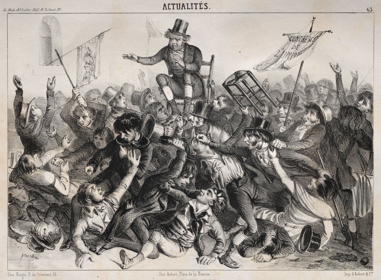 Notícias: Eleições da Inglaterra, 1841. de Clémente Pruche