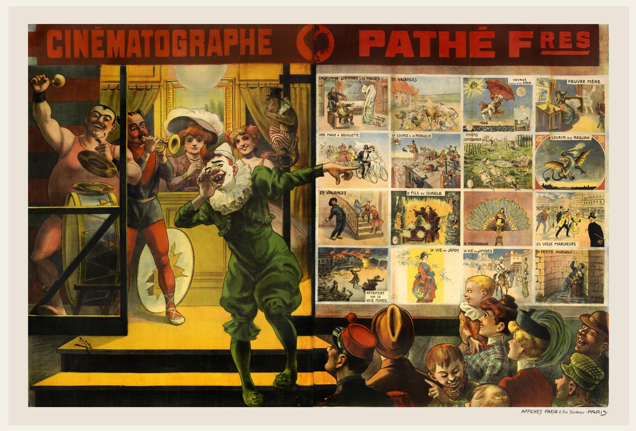 Cinematografia Pathé, 1906. de Cândido de Faria