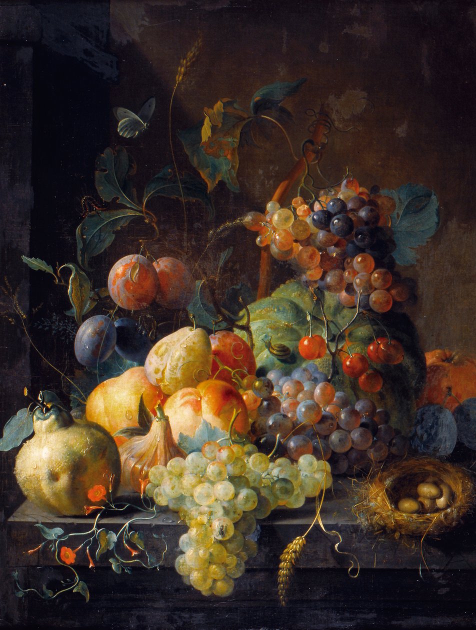 Ainda vida com frutas de Coenraet Roepel