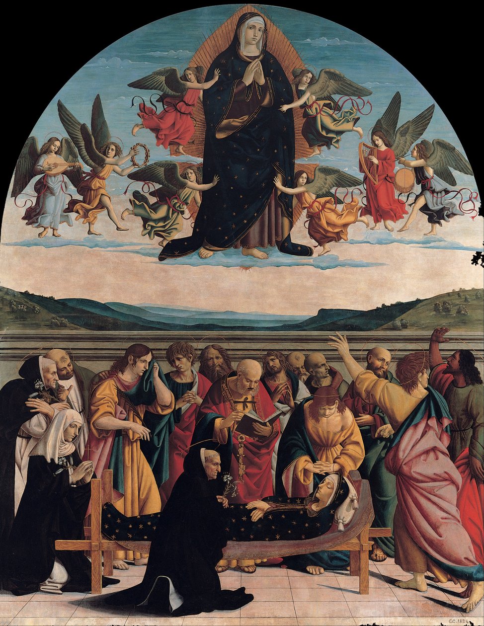 Morte e Assunção de Maria de Cola dellAmatrice